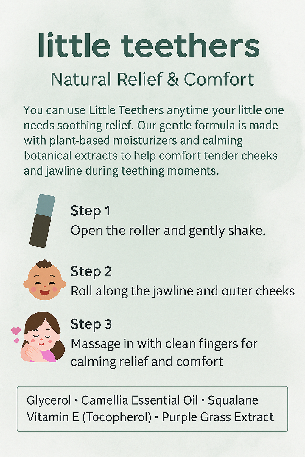 Natural Relief Teething Roller